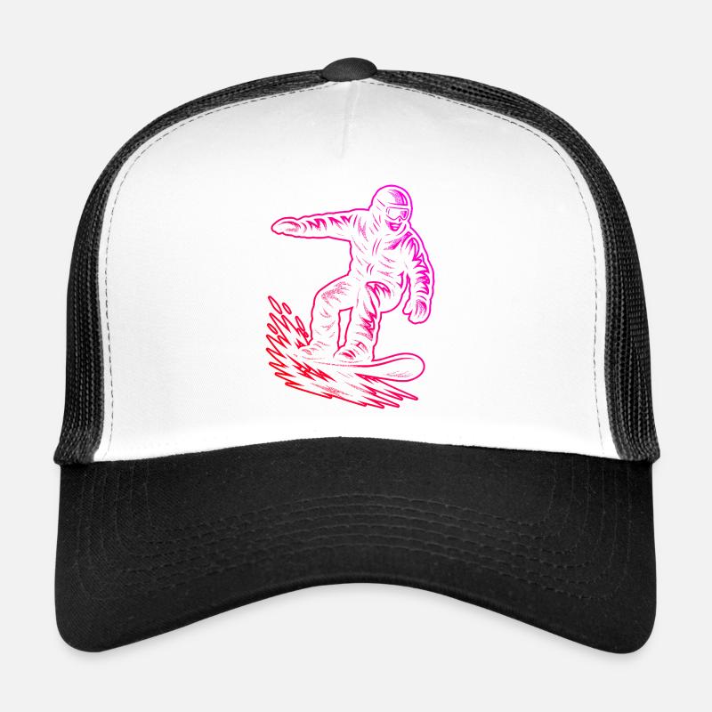 Classic snowboard motif Trucker Cap