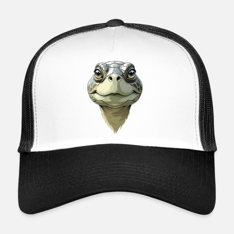 Funny turtle head Trucker Cap