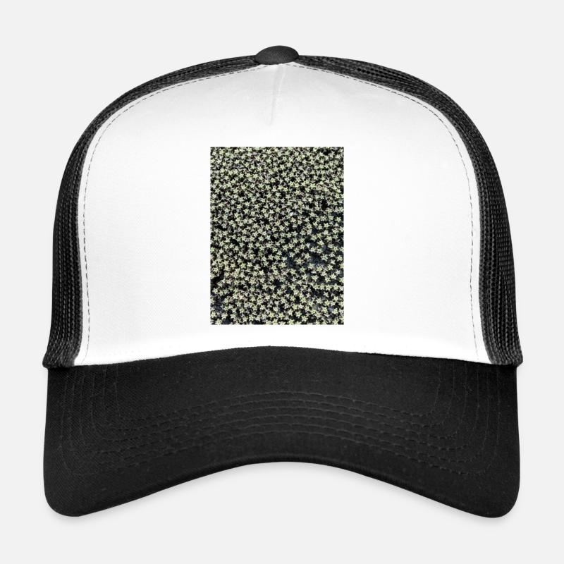 Star pattern in green shimmer Trucker Cap