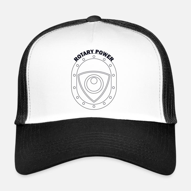Rotary Power Shield Emblem Trucker Cap