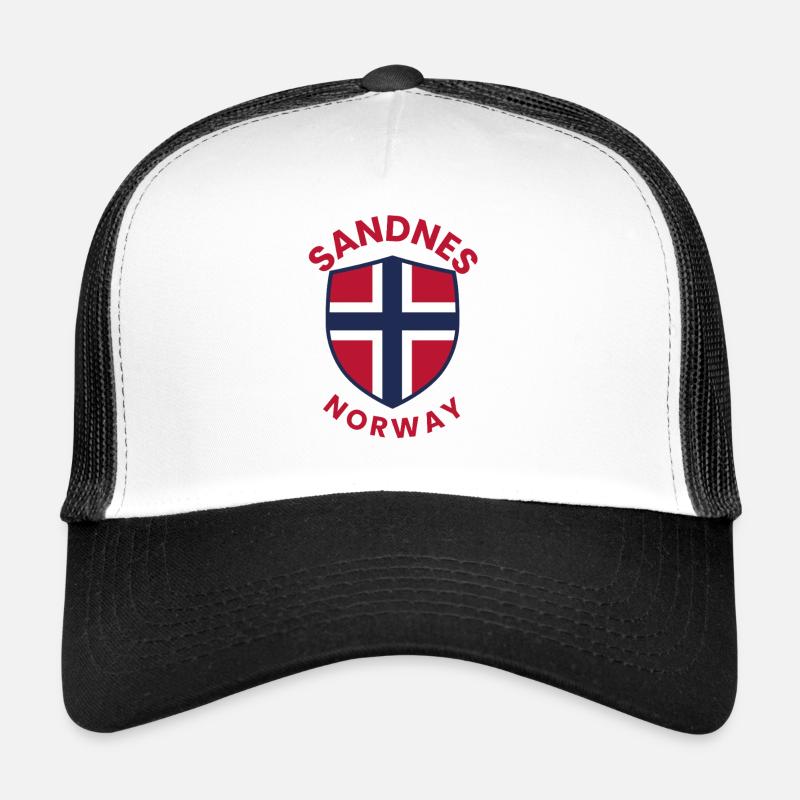 Sandnes Norway shield Trucker Cap