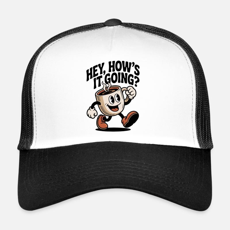 Tasse de café riante Casquette trucker 