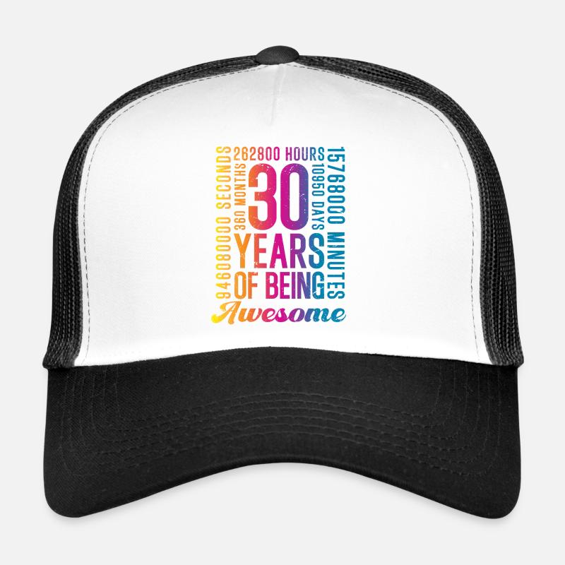 30 ans d’anniversaire Casquette trucker 