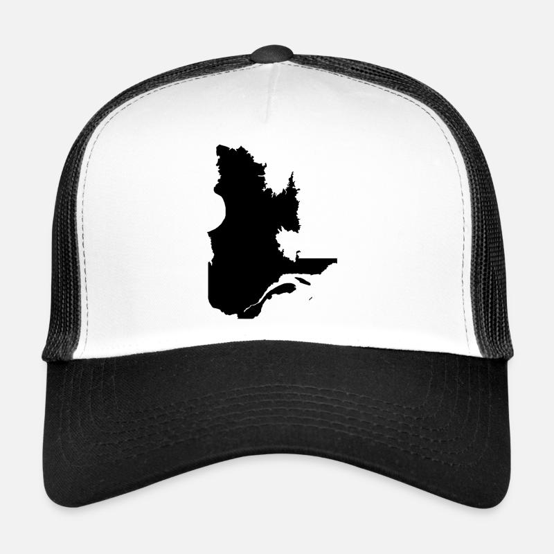 Quebec-Karte Trucker Cap