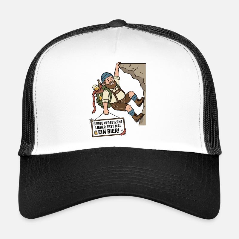 Berge versetzen Bier Humor Trucker Cap