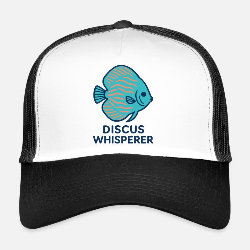 Passionate about Blue and Orange Discus Fish Trucker Cap