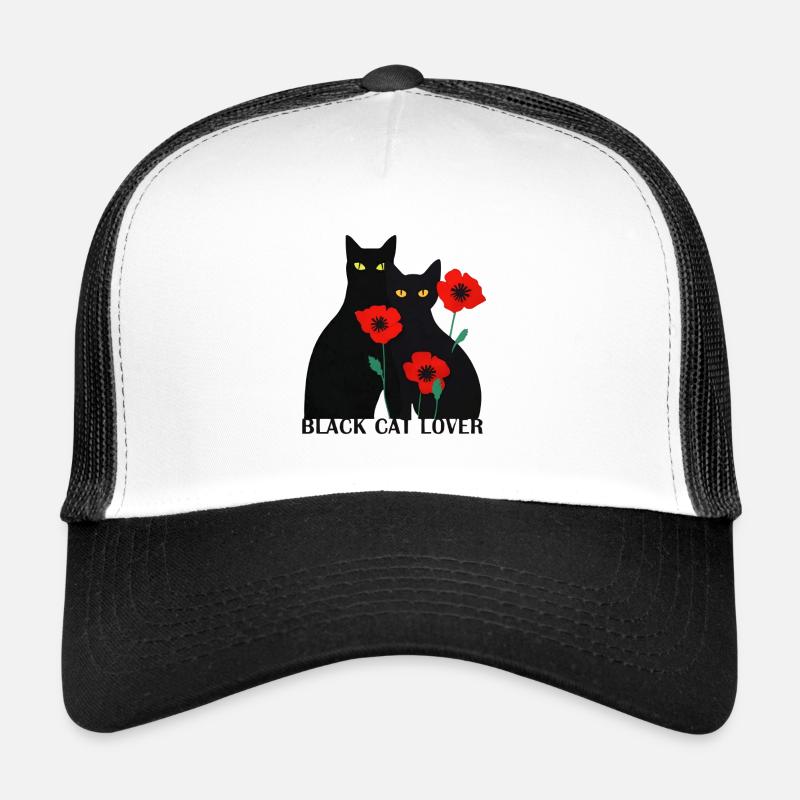 Black cat lover Trucker Cap
