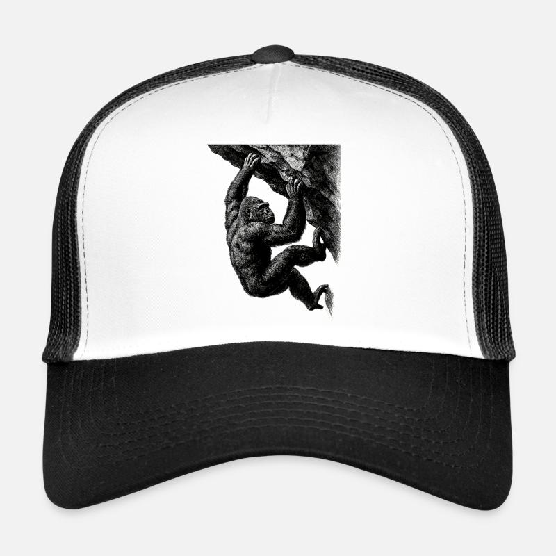 Realistic Gorilla: Bouldering & Grip Strength Trucker Cap