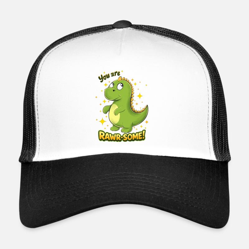 Dino RAWR-SOME Charm Trucker Cap
