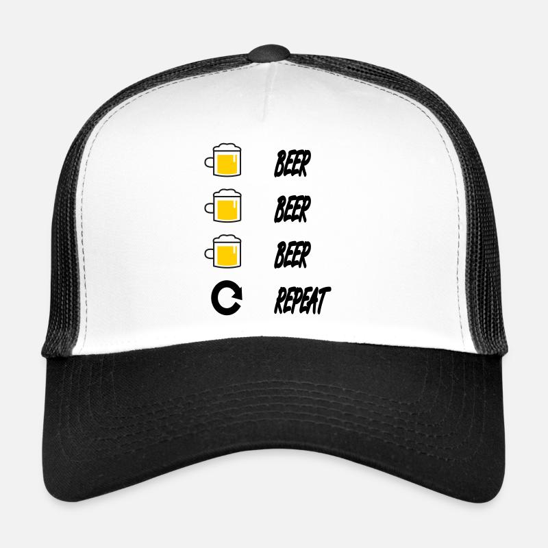 Bier Bier Bier Wiederholung Trucker Cap
