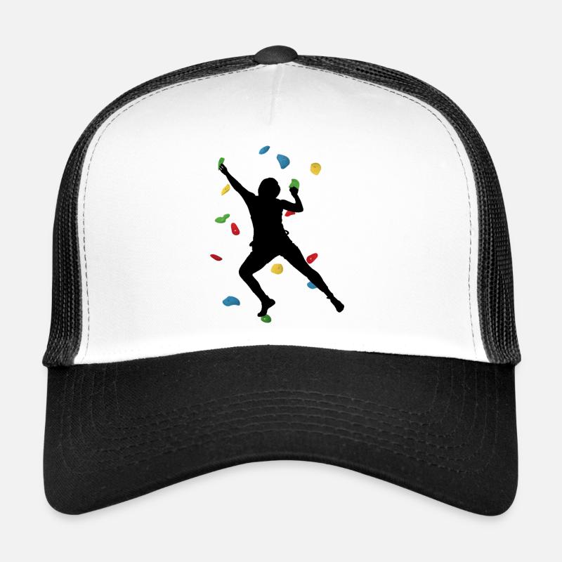 Climbing Wall Man – Boulder Challenge Trucker Cap