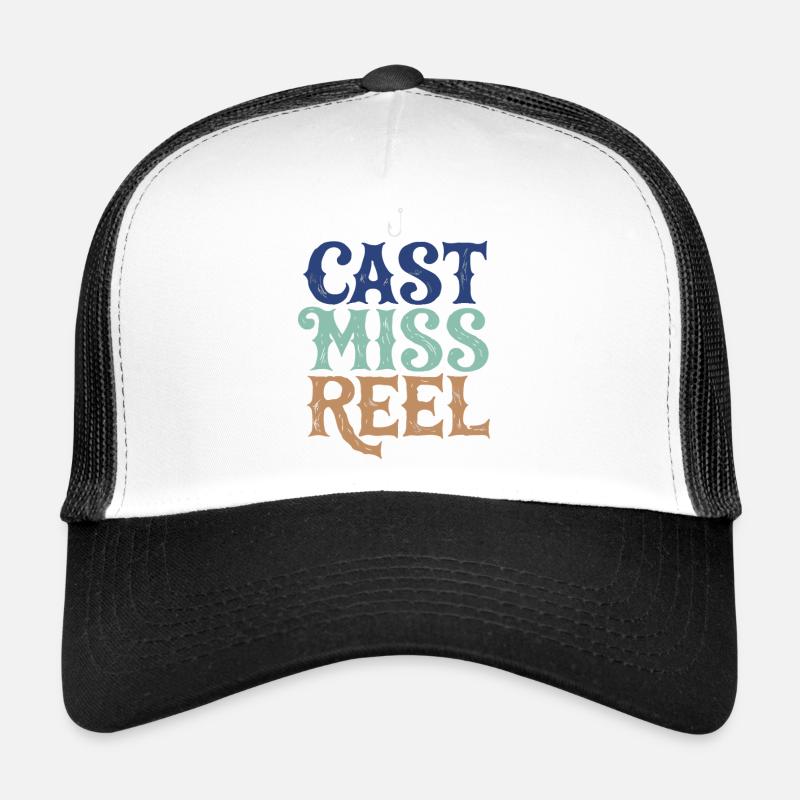 Cast Miss Reel Pêche Rétro Casquette trucker 