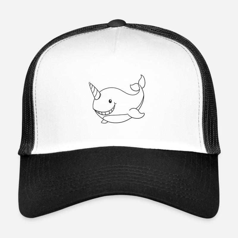 Narval, Baleines, Cadeau, Idée cadeau Casquette trucker 