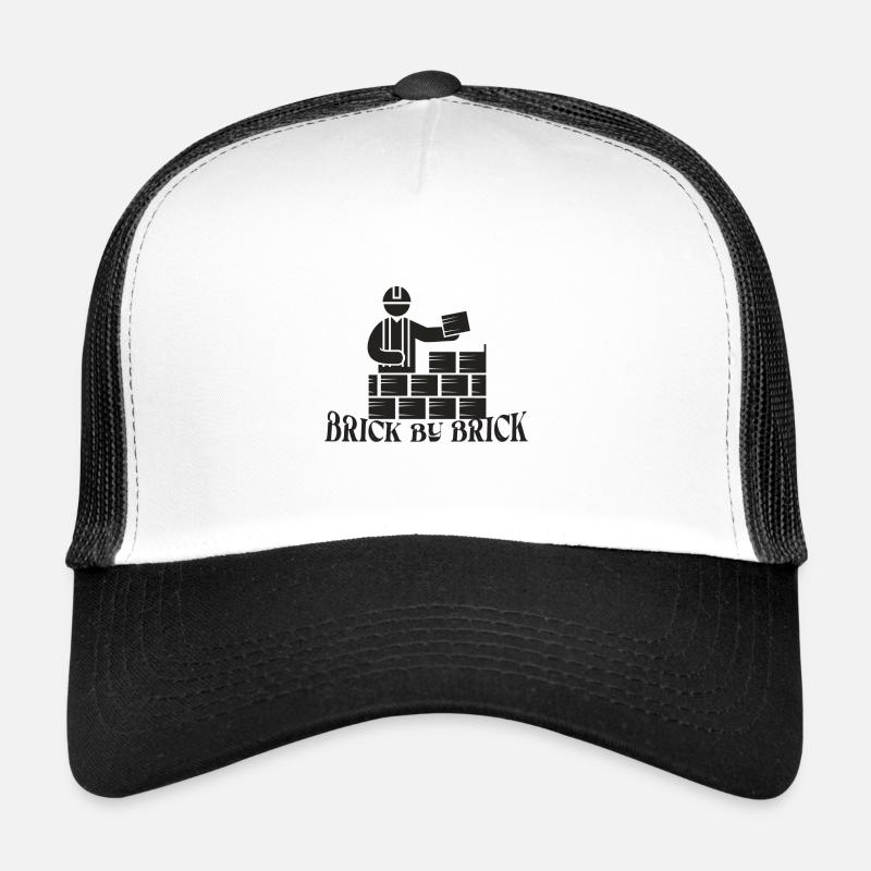 Brick by Brick - Meme Spruch Trucker Cap