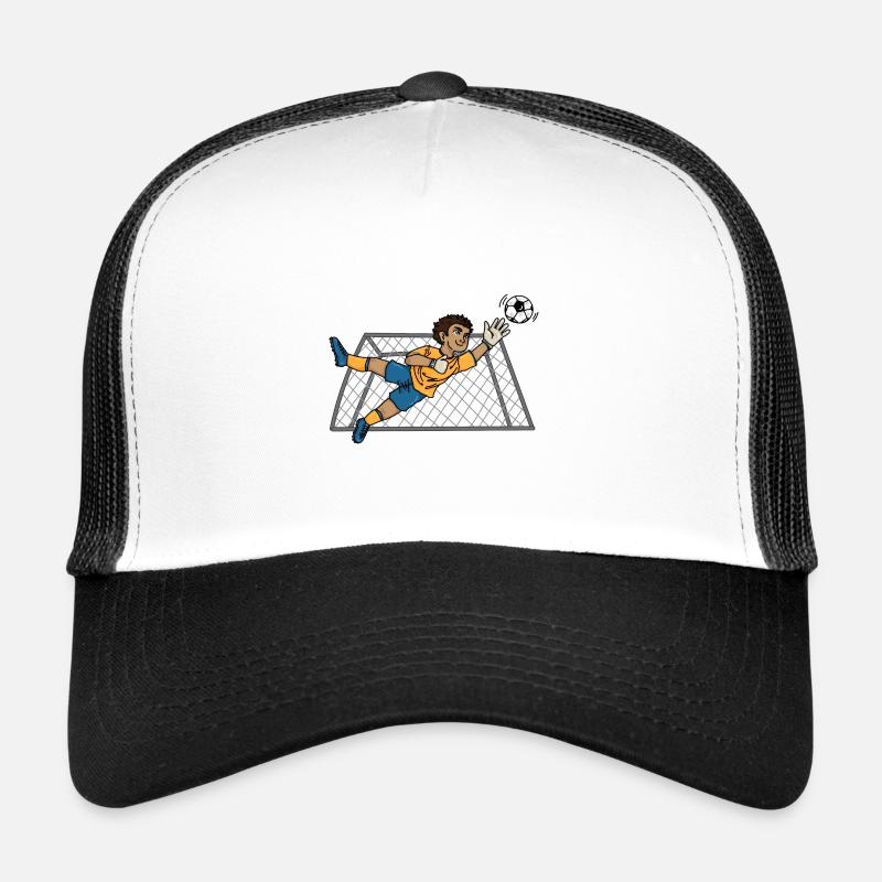 Goalkeeper - Goal Keeper - Transparent Background - Trucker Cap - white/black