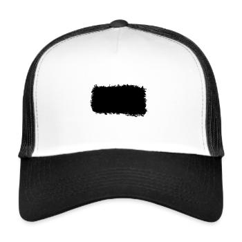 CANVAS GRUNGE 19 9 - Trucker Cap - white/black - Front