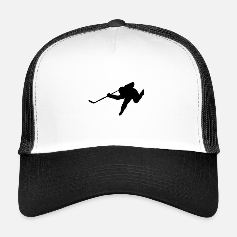 ice hockey - Trucker Cap - white/black