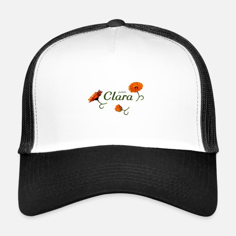 L’anniversaire de Clara Clara - Casquette trucker  - blanc/noir