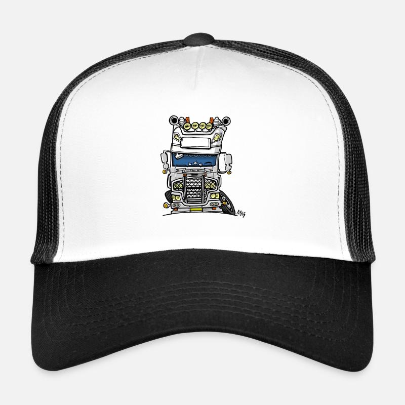 0613 daf fx auf der Straße weiß Trucker Cap
