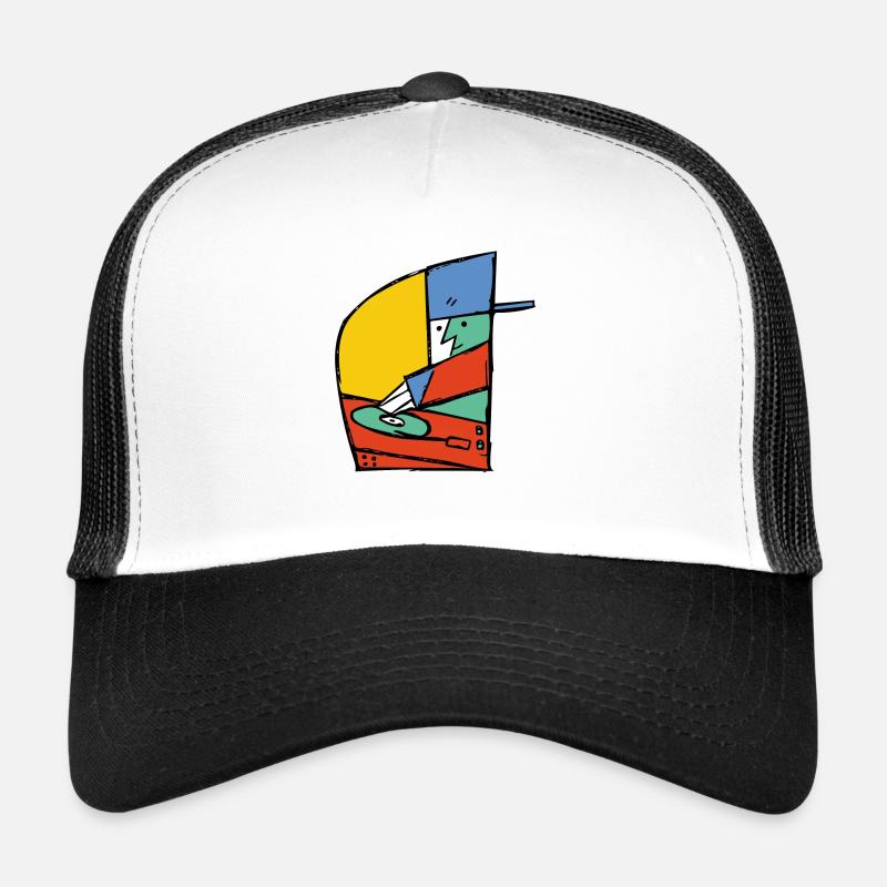 Deejay - Trucker Cap - white/black