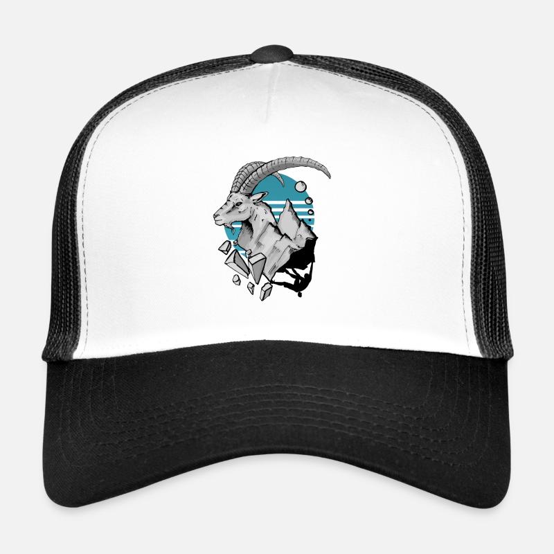 Steinbock Berge Kletter Climbing Shirt Trucker Cap