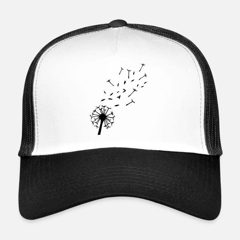 Dandelion - Casquette trucker  - blanc/noir