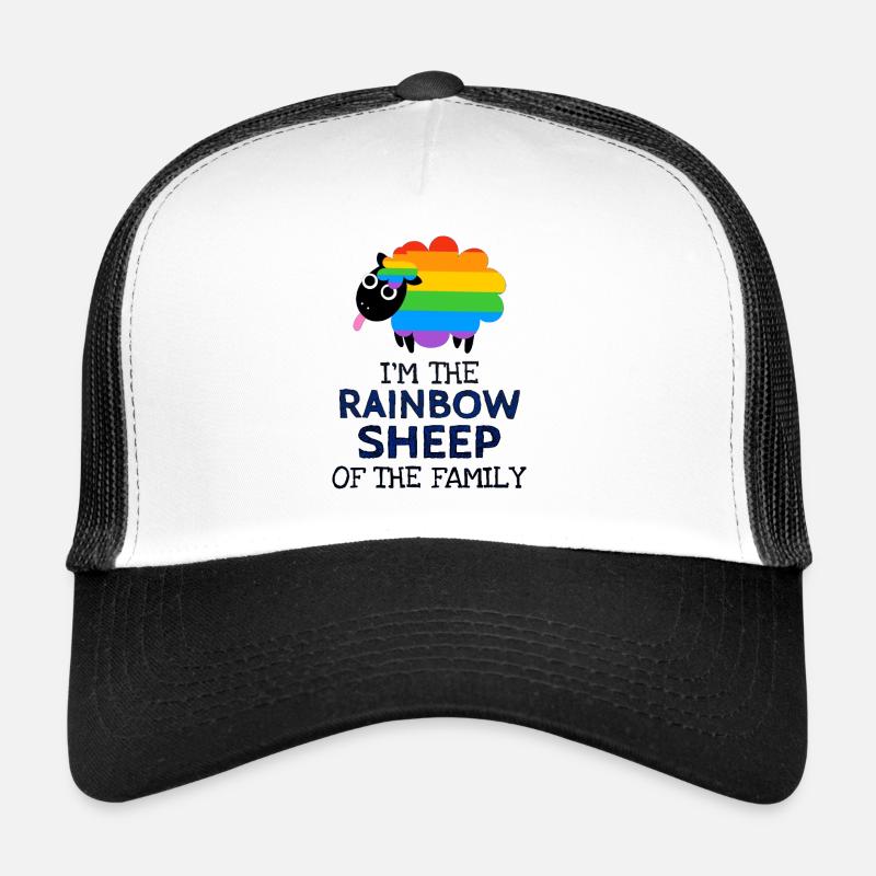 arc en ciel Casquette trucker 