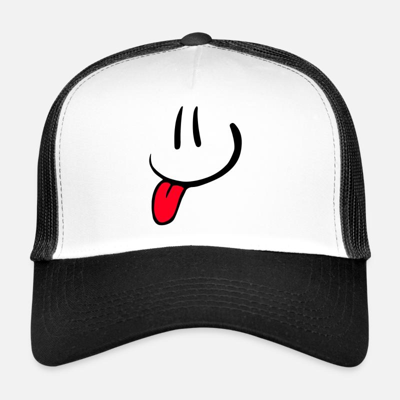 Comic Gesicht Lustig Fun Smile Trucker Cap
