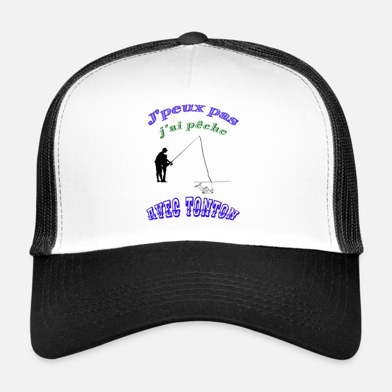 J'peux pas j'ai pèche avec tonton Casquette trucker 