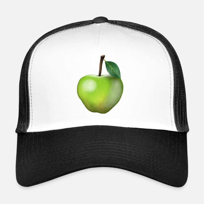 Green apple - Trucker Cap - white/black