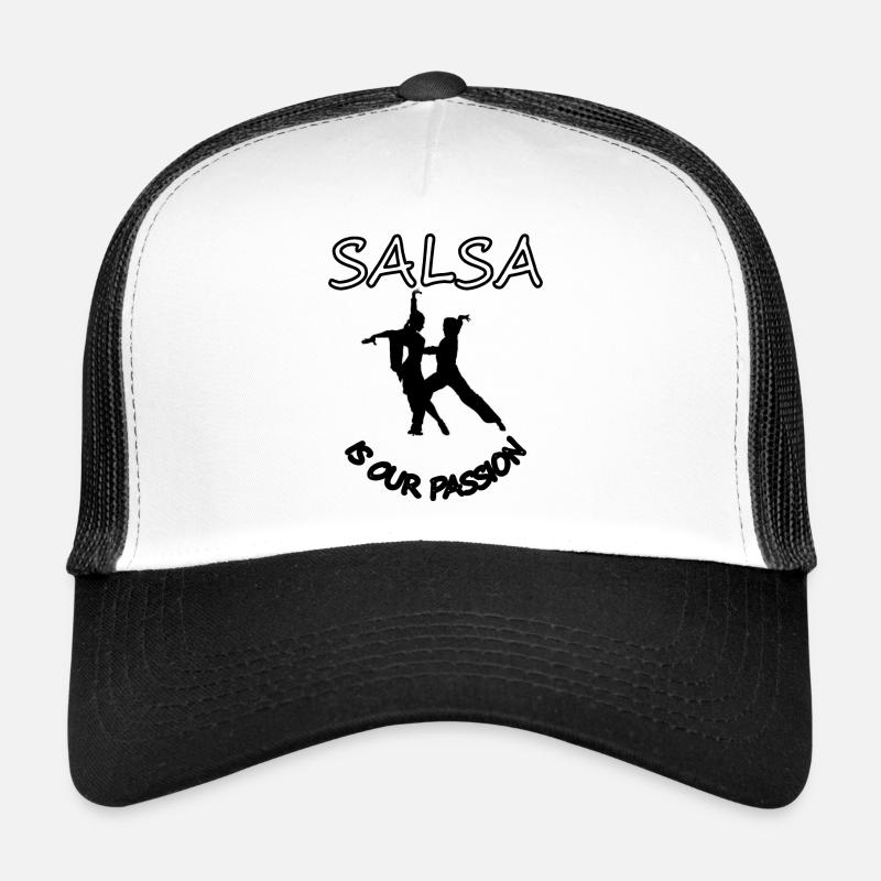 Salsa danse salsa danse danseur danse danse - Casquette trucker  - blanc/noir