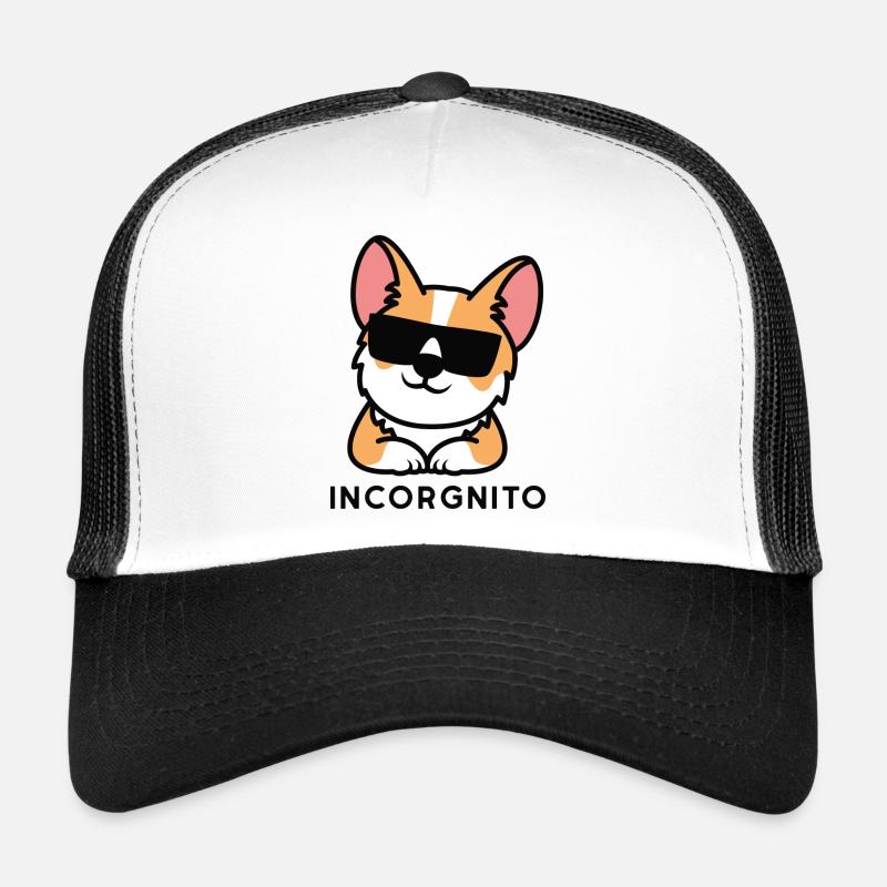 Incorgnito - Trucker Cap - white/black