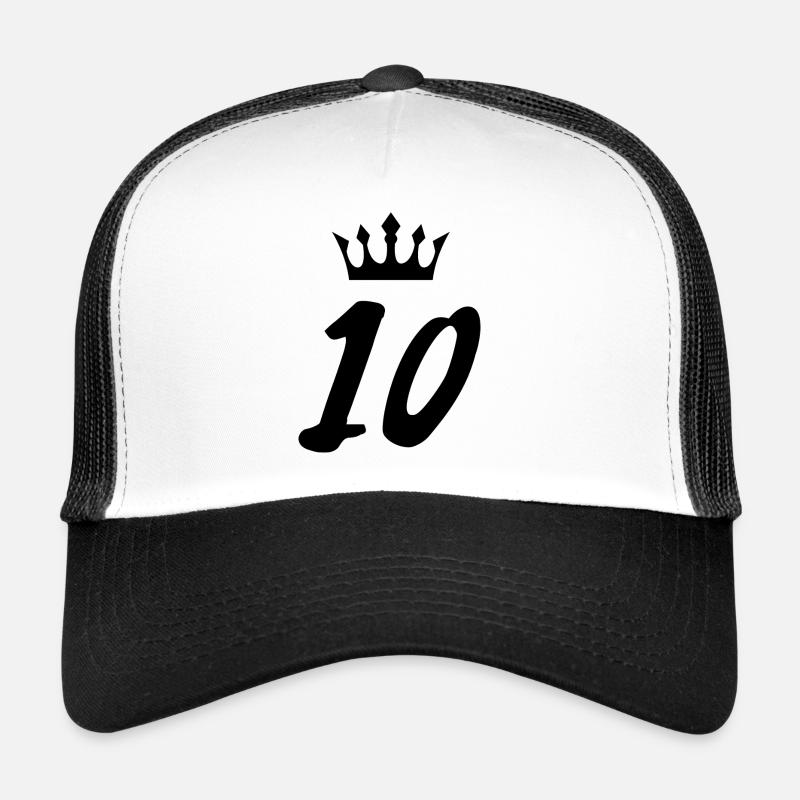 10 Zahl Krone Trucker Cap