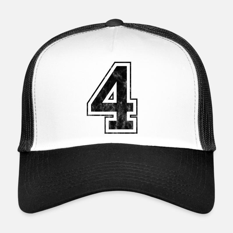Number 4 Trucker Cap
