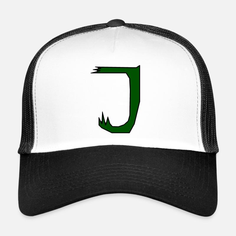 J - Juste une lettre ! - par YoshiArt Casquette trucker 