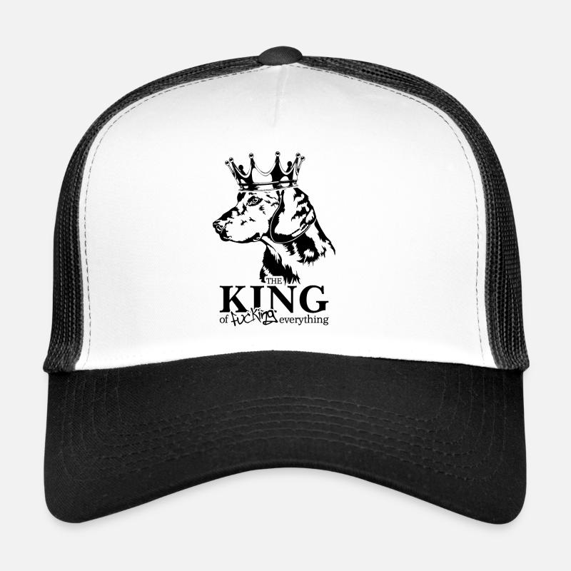 ALPENLAND DACHSBRACKE King saying Wilsigns Trucker Cap