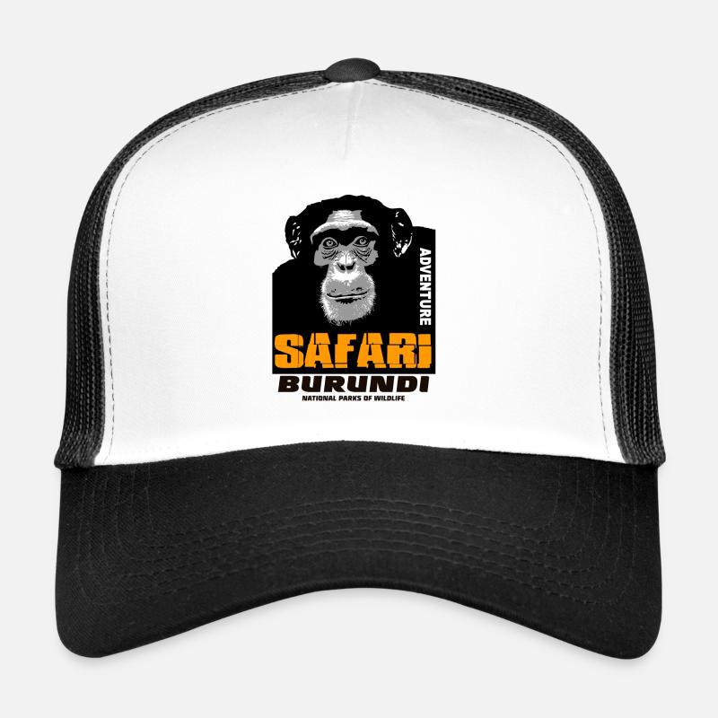 Burundi - Chimpanzés Casquette trucker 