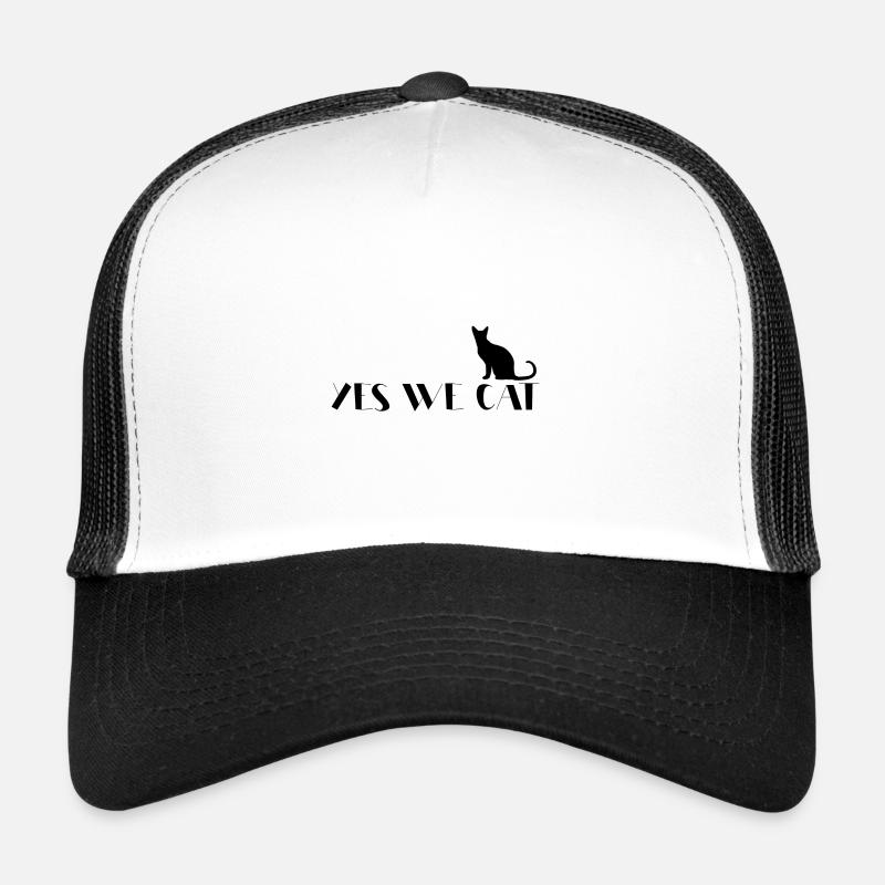 Yes We Cat chat drôle en disant Casquette trucker 
