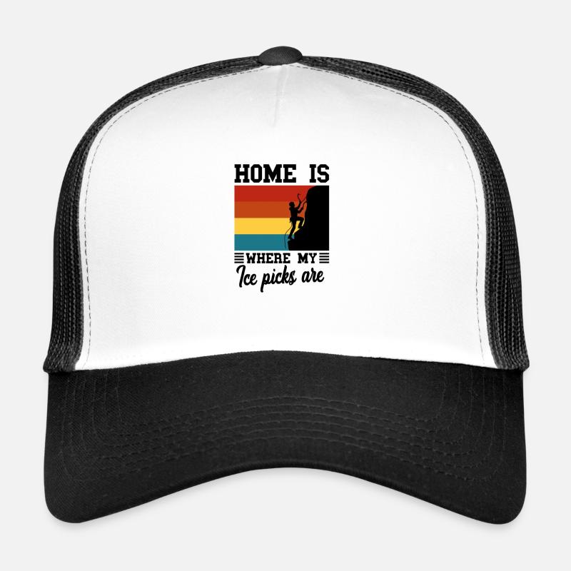 Eiskletterer Eisklettern Sportler Eis Klettern Trucker Cap