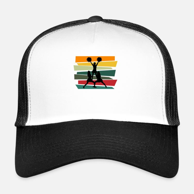 Cheerleading Cheerleader Geschenk - Trucker Cap - Weiß/Schwarz