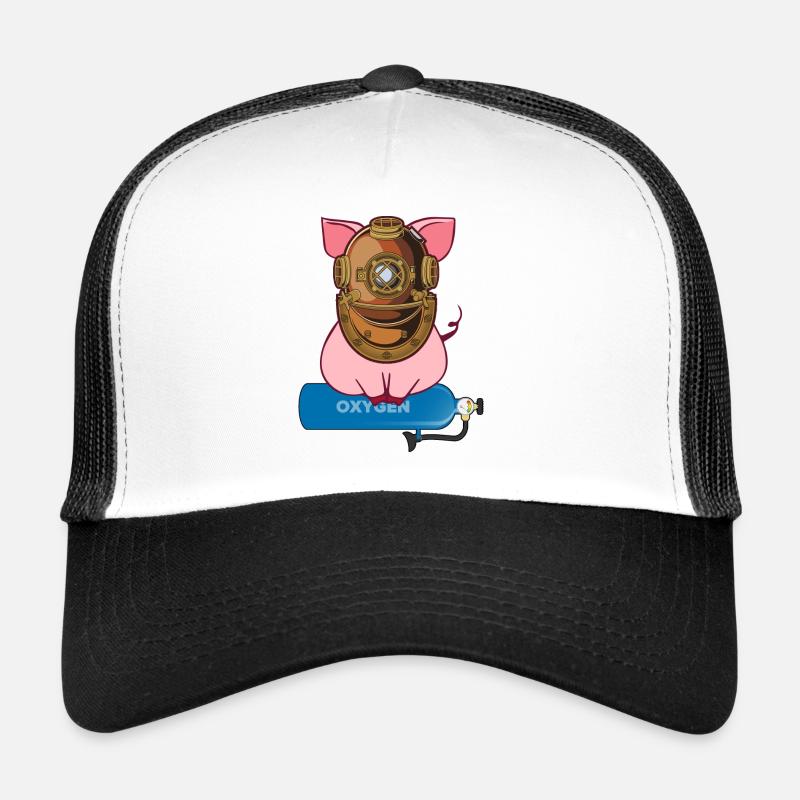 Divers Dive Deep Dive Certificat diveaholic Casquette trucker 