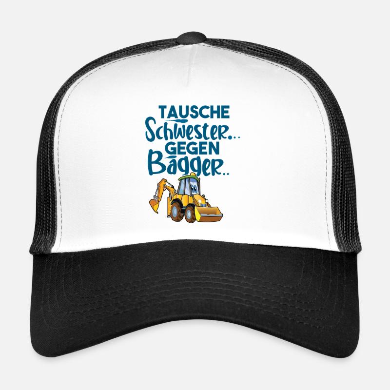 Tausche Schwester Gegen Bagger Trucker Cap