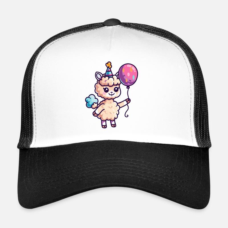 Alpaga Lama Anniversaire Bébé Casquette trucker 