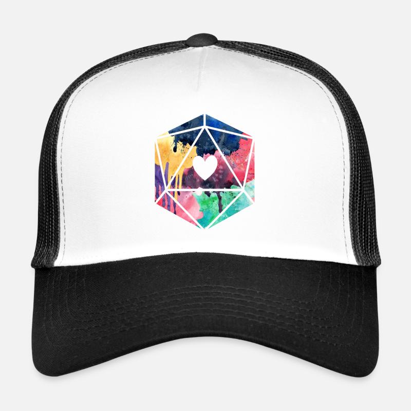 D20 Aquarelle Casquette trucker 