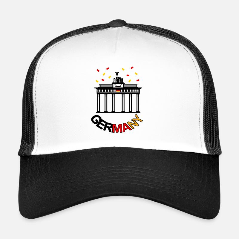 Deutschland Berlin Deutscher deutsche Flagge Trucker Cap