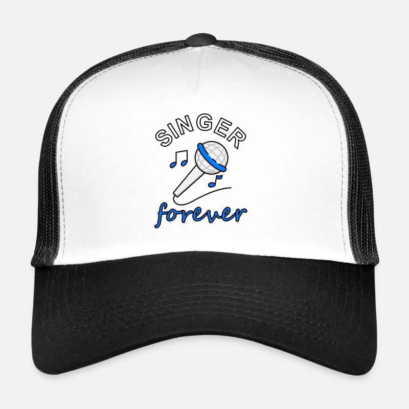 Singer Microphone Microphone Singing Music Gift Trucker Cap