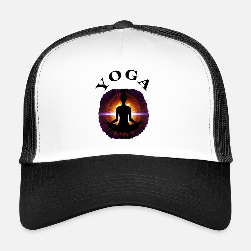ich liebe Yoga Entspannung Meditation Geschenkidee Trucker Cap
