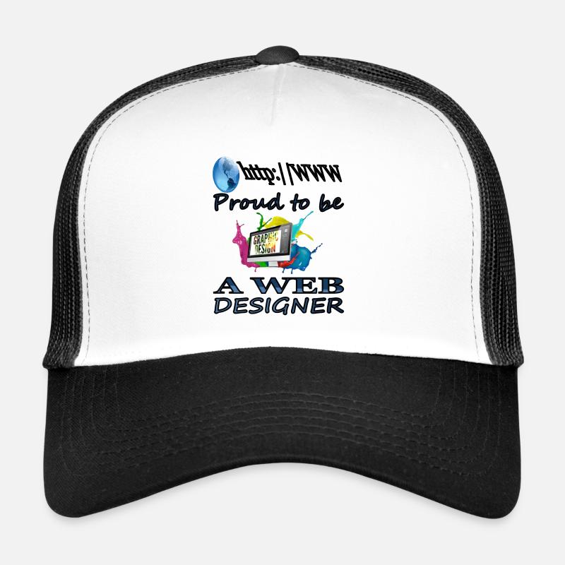 I'm a web designer web developer gift idea Trucker Cap