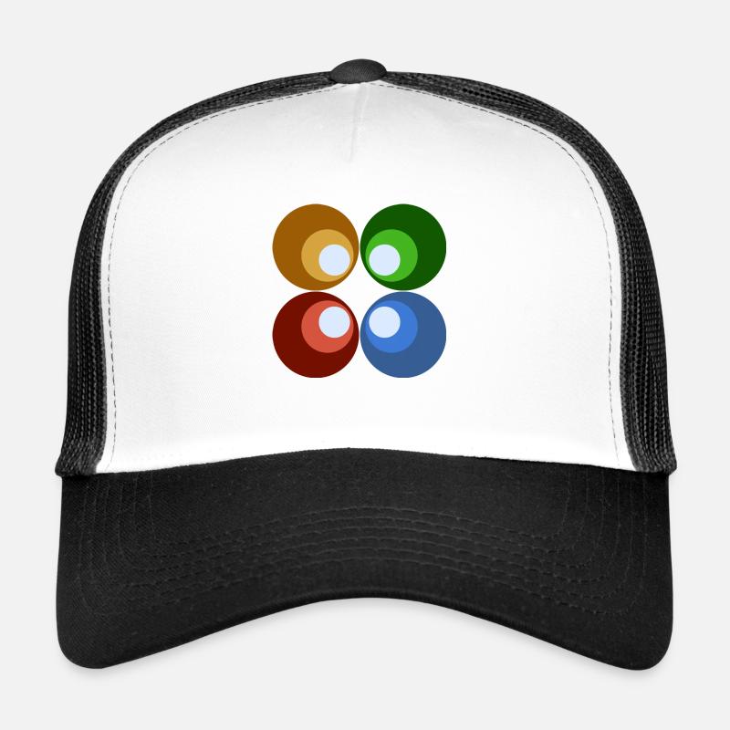 Retrokreise bunt Trucker Cap