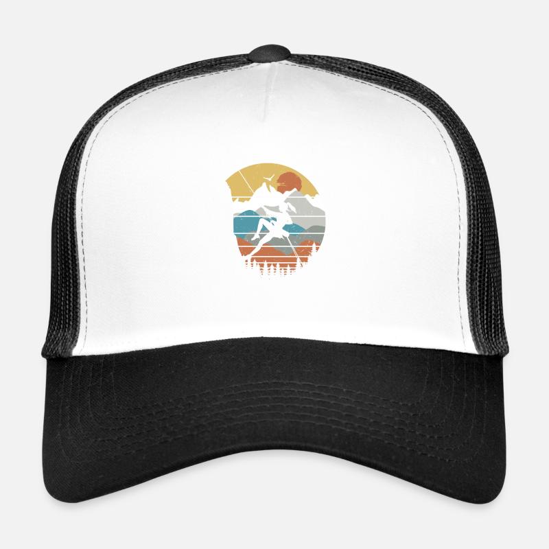Vintage Kletterer Berg Klettern Boulderer Fels Trucker Cap